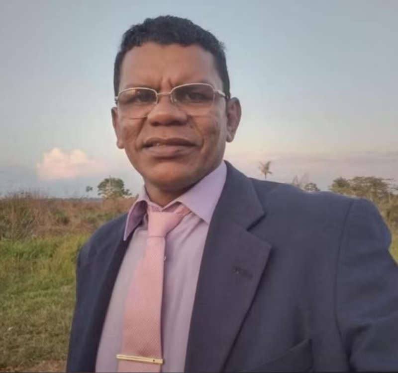 Natalino do Nascimento Santiago, de 50 anos, suspeito de matar Auriscléia Nascimento, já foi condenado por homicídio contra outra mulher há 24 anos — Foto: Reprodução